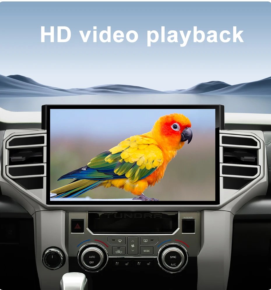 Android 14 For Toyota Tundra Sequoia 2014-2019 14.6-inch car Radio Multimedia Player GPS Navigation Wireless Carplay IPS Stereo
