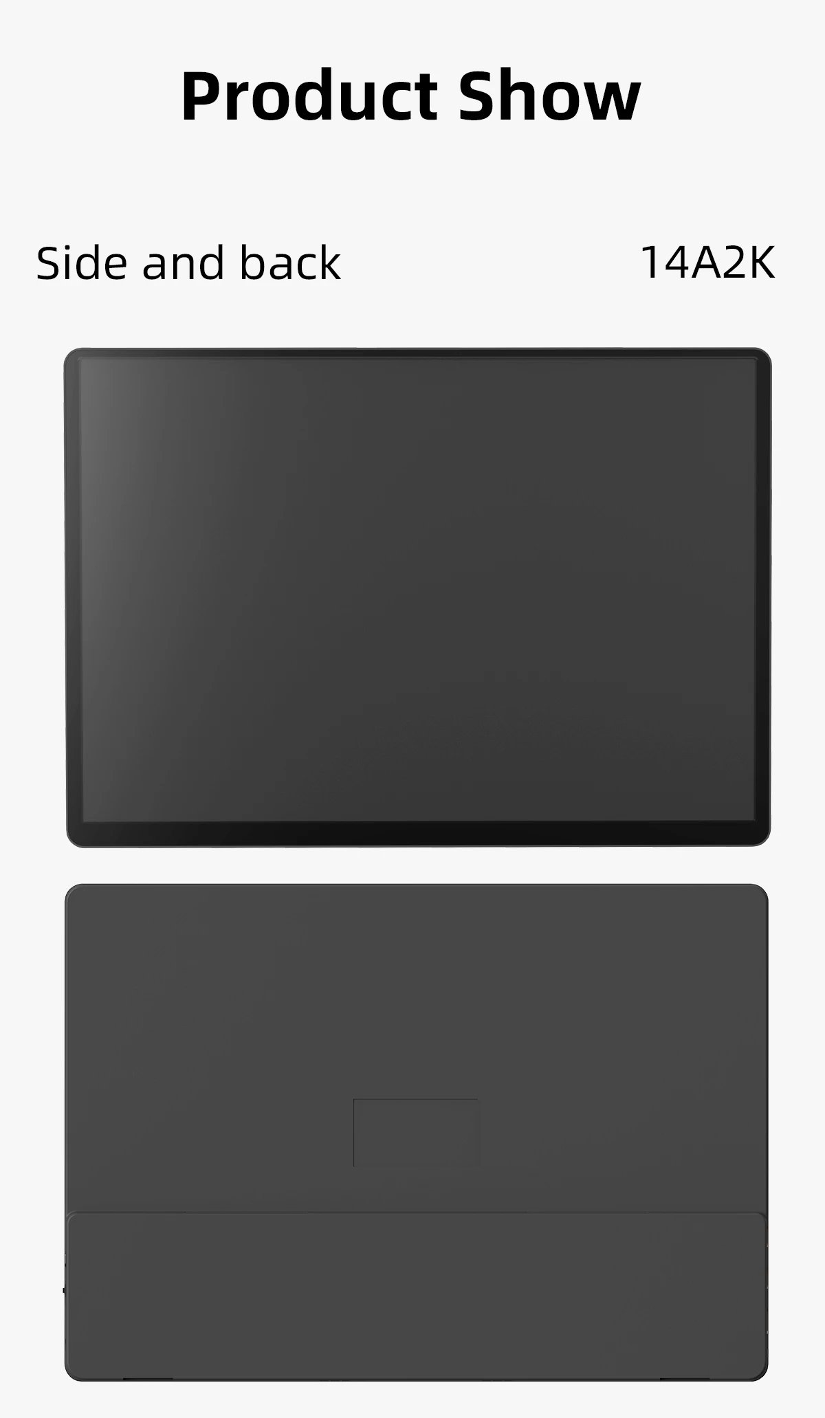 ZSUS 2160*1440 14-inch 2K Portable Monitor 60HZ For Laptop XBox PS4 / 5 Switch TV Box Cell Phone PC Extension Mobile ZSUS 2160*1440 14-inch 2K Portable Monitor 60HZ For Laptop XBox PS4 / 5 Switch TV Box Cell Phone PC Extension Mobile