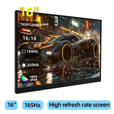 ZSUS 2160*1440 14-inch 2K Portable Monitor 60HZ For Laptop XBox PS4 / 5 Switch TV Box Cell Phone PC Extension Mobile ZSUS 2160*1440 14-inch 2K Portable Monitor 60HZ For Laptop XBox PS4 / 5 Switch TV Box Cell Phone PC Extension Mobile