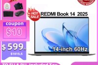 Xiaomi Laptop Redmi Book 14 2025 Ryzen 7-7735H/R5-7535H Radeon 680M/660M RAM 16GB 512GB SSD 14-inch 60Hz Screen Notebook Slim PC
