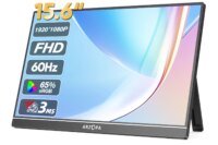 ARZOPA 15.6 inch Portable Monitor FHD 1080P IPS USB-C Mini-HDMI External Second Screen for Mac Laptop PC Switch Xbox PS4/5 Xbox