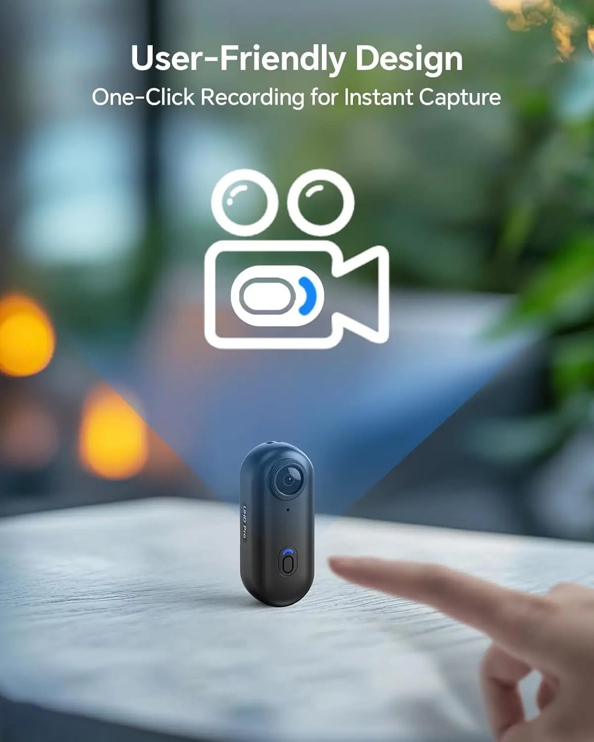 4K Mini Body Camera 1080P Wearable Camera 128GB Portable Video Recorder Camcorder Helmet Mount Vlogging With Rotatable Clip