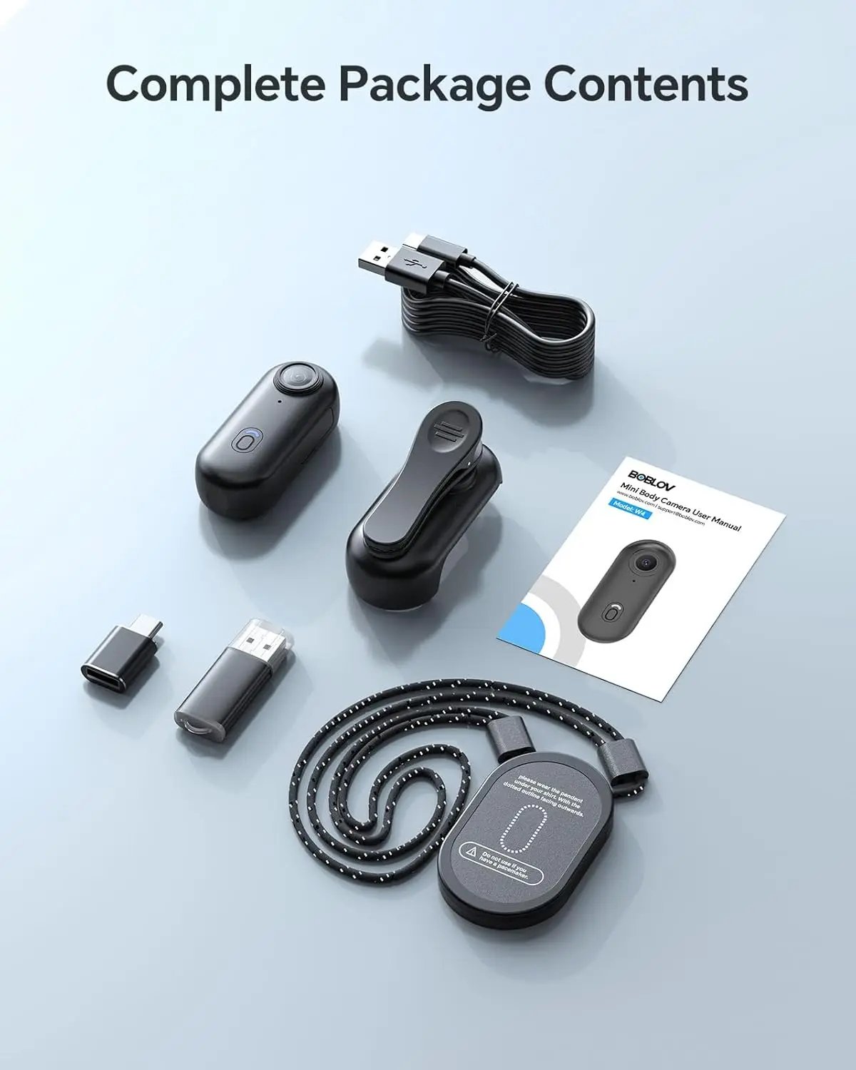 4K Mini Body Camera 1080P Wearable Camera 128GB Portable Video Recorder Camcorder Helmet Mount Vlogging With Rotatable Clip