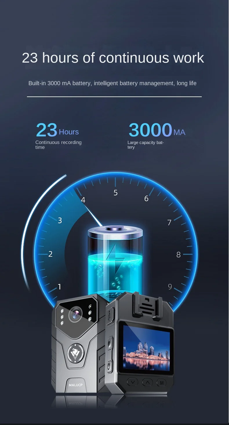 4K 2k AR Small Digtal Body Camera Waterproof 1080P Cam Infrared Night Vision Chest Video Law Enforcement Voice Recorder Bodycam