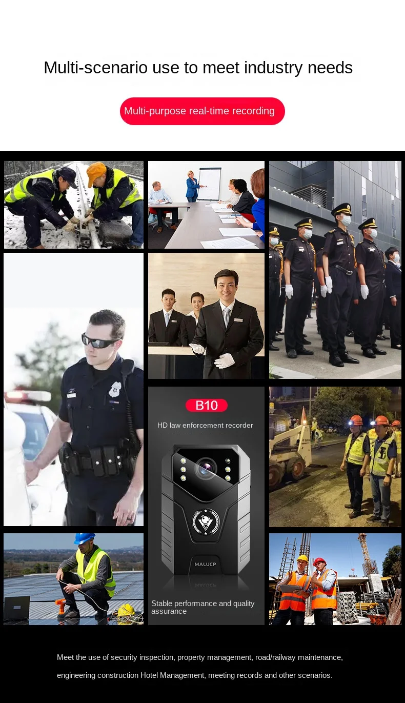 4K 2k AR Small Digtal Body Camera Waterproof 1080P Cam Infrared Night Vision Chest Video Law Enforcement Voice Recorder Bodycam