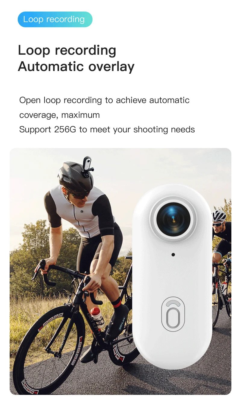 Magnetic 4K HD 1080P Mini Action Camera WiFi Wireless Body Mount POV Holder Bodycam Vlogging Motorcycle Helmet Sports Video Cam