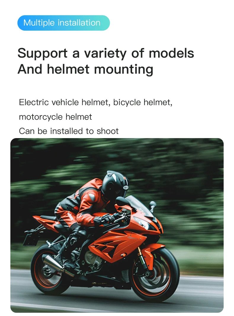Magnetic 4K HD 1080P Mini Action Camera WiFi Wireless Body Mount POV Holder Bodycam Vlogging Motorcycle Helmet Sports Video Cam