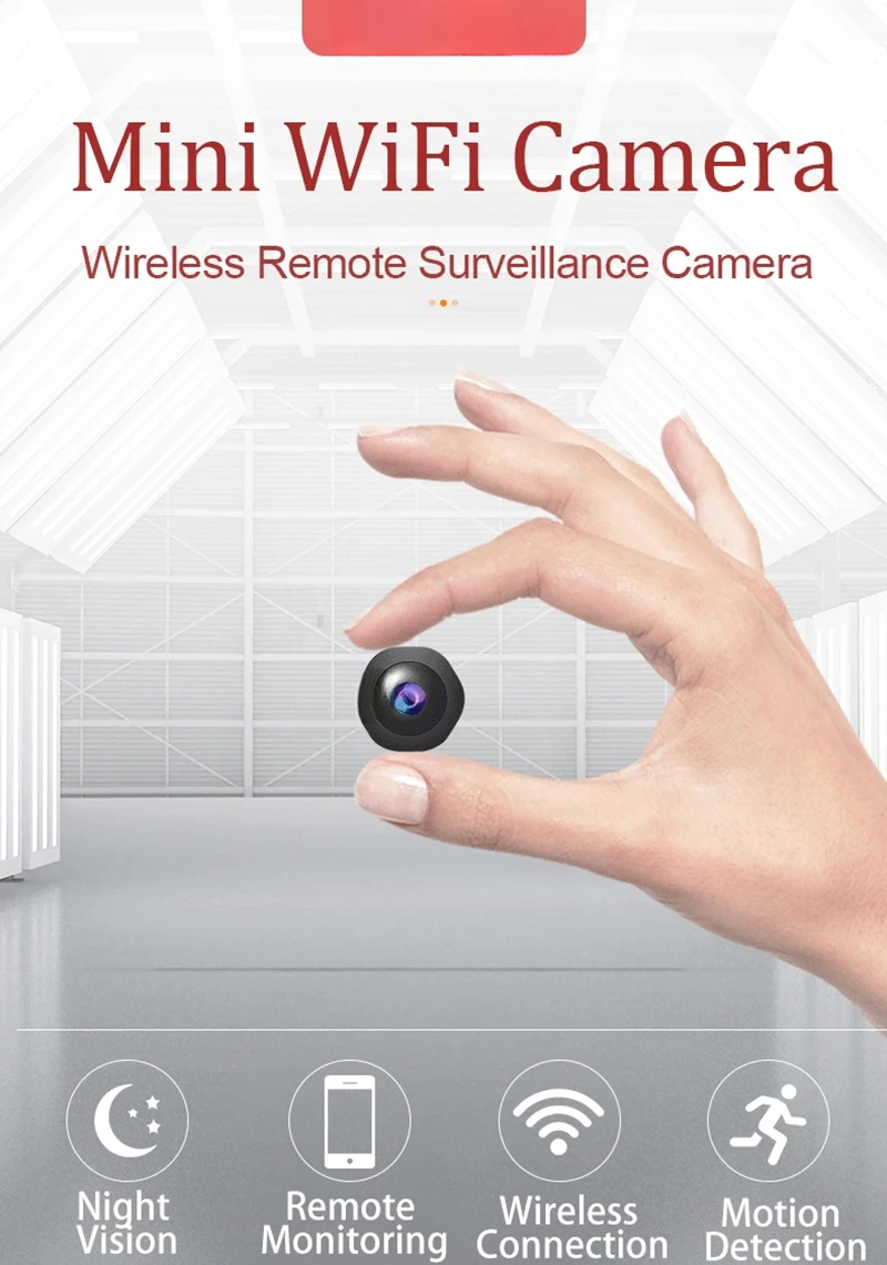 OnePlus Mini 4K 1080p HD Camera Wireless Cam Invisible Night Version Camcorder Wifi Remote Monitor Video Voice Recorder Cameras