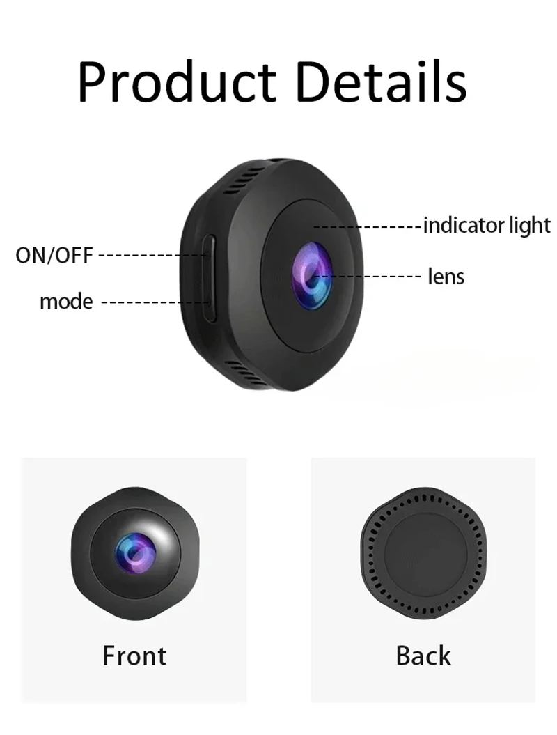 OnePlus Mini 4K 1080p HD Camera Wireless Cam Invisible Night Version Camcorder Wifi Remote Monitor Video Voice Recorder Cameras
