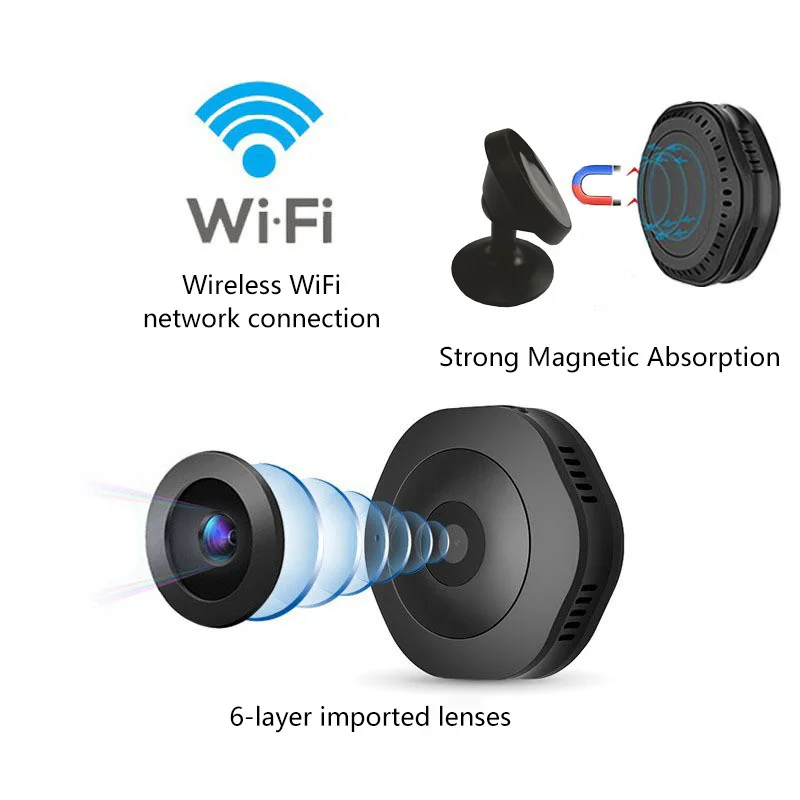 OnePlus Mini 4K 1080p HD Camera Wireless Cam Invisible Night Version Camcorder Wifi Remote Monitor Video Voice Recorder Cameras
