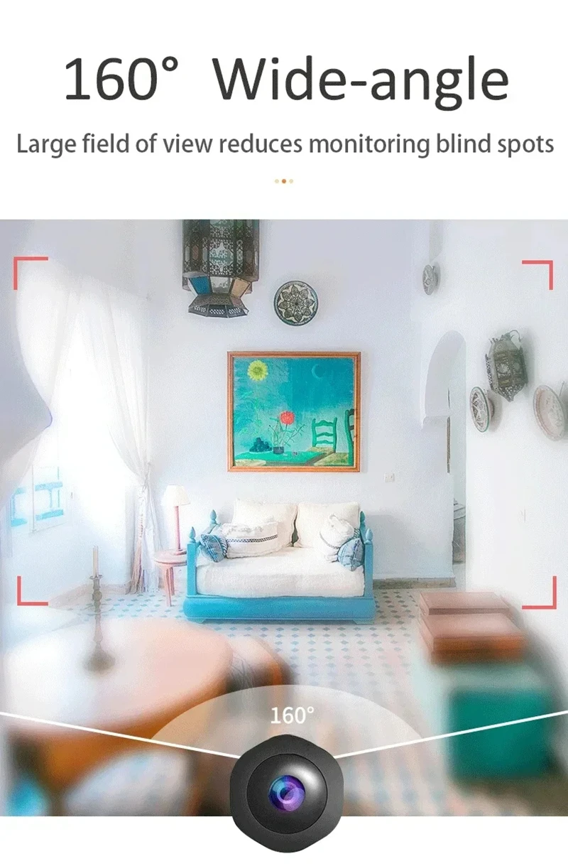OnePlus Mini 4K 1080p HD Camera Wireless Cam Invisible Night Version Camcorder Wifi Remote Monitor Video Voice Recorder Cameras