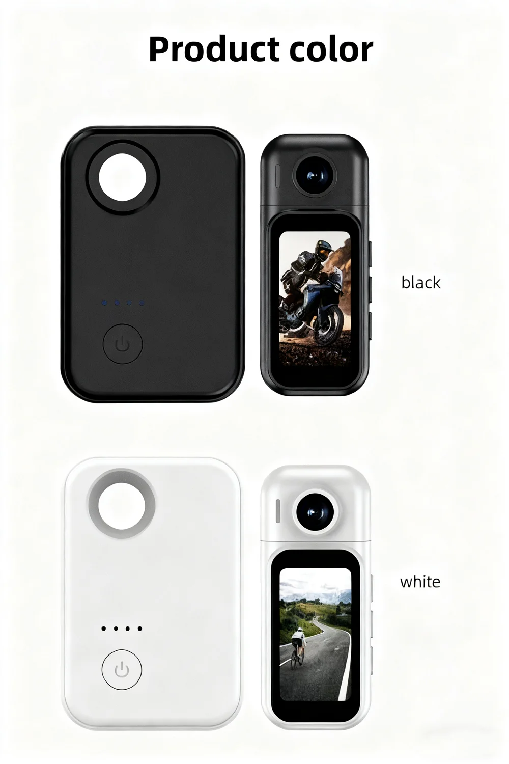 Mini WiFi Body Cam 1080P FHD Action Camera IPS Touch Screen Magnetic Charging Pod Helmet Vlogging Outdoor Motorcycle Activities
