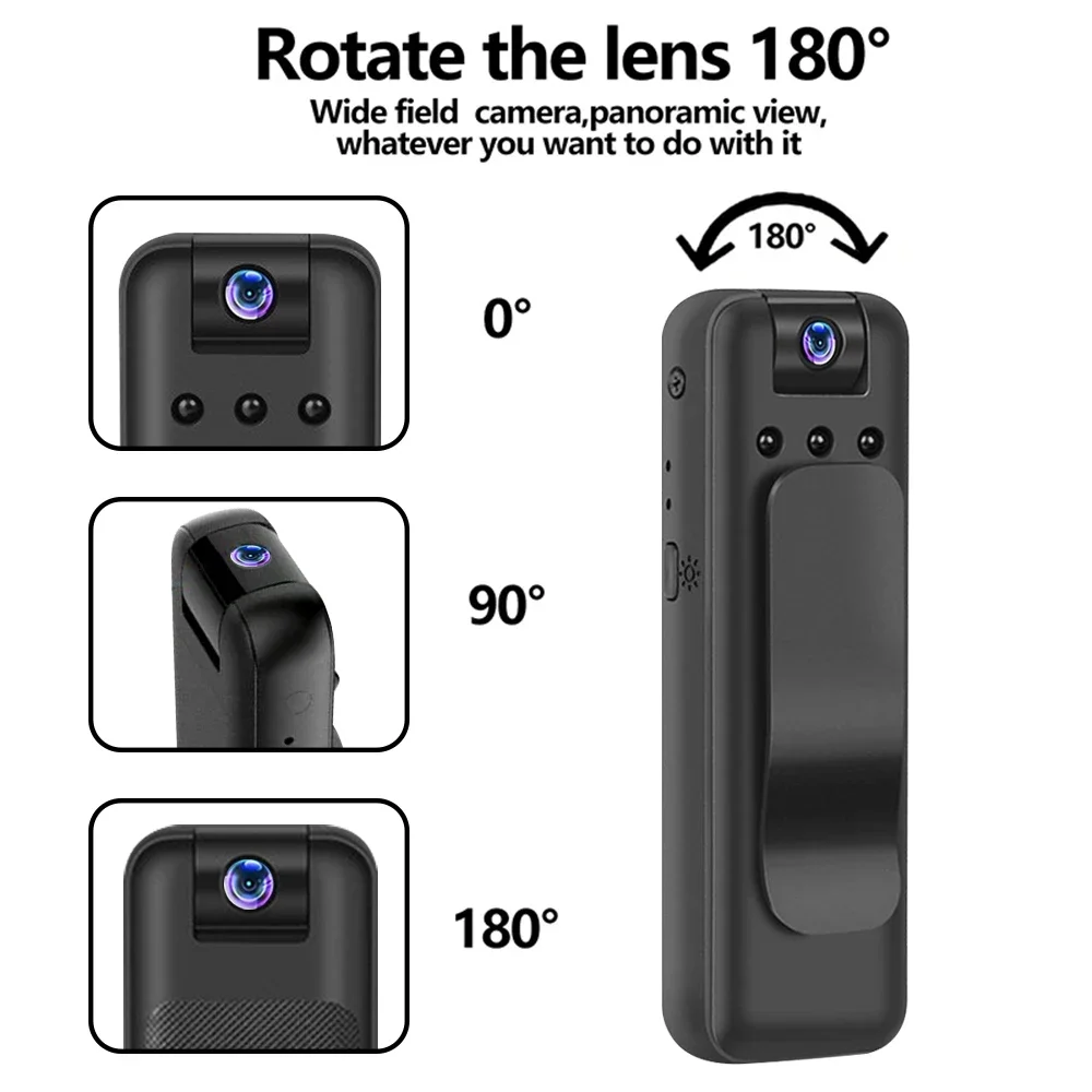 UHD 1080P Mini Camera with WiFi Portable Small Digital Video Recorder Police BodyCam Infrared Night Vision Miniature Camcorder UHD 1080P Mini Camera with WiFi Portable Small Digital Video Recorder Police BodyCam Infrared Night Vision Miniature Camcorder