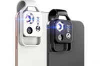 APEXEL 200X Microscope Lens for Mobile Phone Macro Lens with CPL Filter LED Light HD Camera Magnifying Lens Phone Accessories