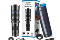 APEXEL 2020 Newest 3in1 Phone 20x-40x Zoom Telescope Lens+Mini Selfie Tripod + Remote Control Monocular Telephoto Mobile Lenses