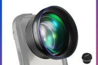 NEEWER HD 85MM Telephoto Phone Lens for 17mm Backplate 2.5X Magnification For iPhone Samsung Phone Cage Case