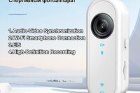 humb Action Camera Long Battery Life Waterproof 1080P WIFI EIS 128GB Memory Card for Bicycle Motorcycle Helmet Meeting