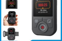 TELESIN 60M Bluetooth Remote Control For DJI OSMO Action 6 5pro 4 OSMO 360 With Wrist Strap Screen Display For DJI Action 4 5 6