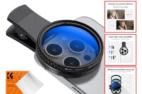 K&F CONCEPT Clip-on CPL Phone Filter Kits 52mm Camera Lens Circular Polarizer Polarizing Filter For iPhone 15 14 13 Mobile Phone