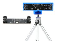 GXIVISION 4MP USB Webcam 1080P HD, 3840X1080 30FPS, Dual lens Camera Module Synchronous Same Frame,VR 3D Modeling DepthDetection