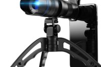 APEXEL HD Metal 20-40x Zoom Telescope Telephoto Lens MonocularPhone Camera Lens+ Mini Tripod for Samsung iPhone all Smartphones