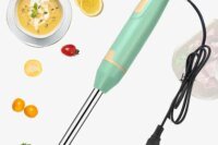 HOMEFISH Immersion Hand Stick Blender Electric Food Vegetable Grinder Handheld Stick Mixer for Smoothies Sauces