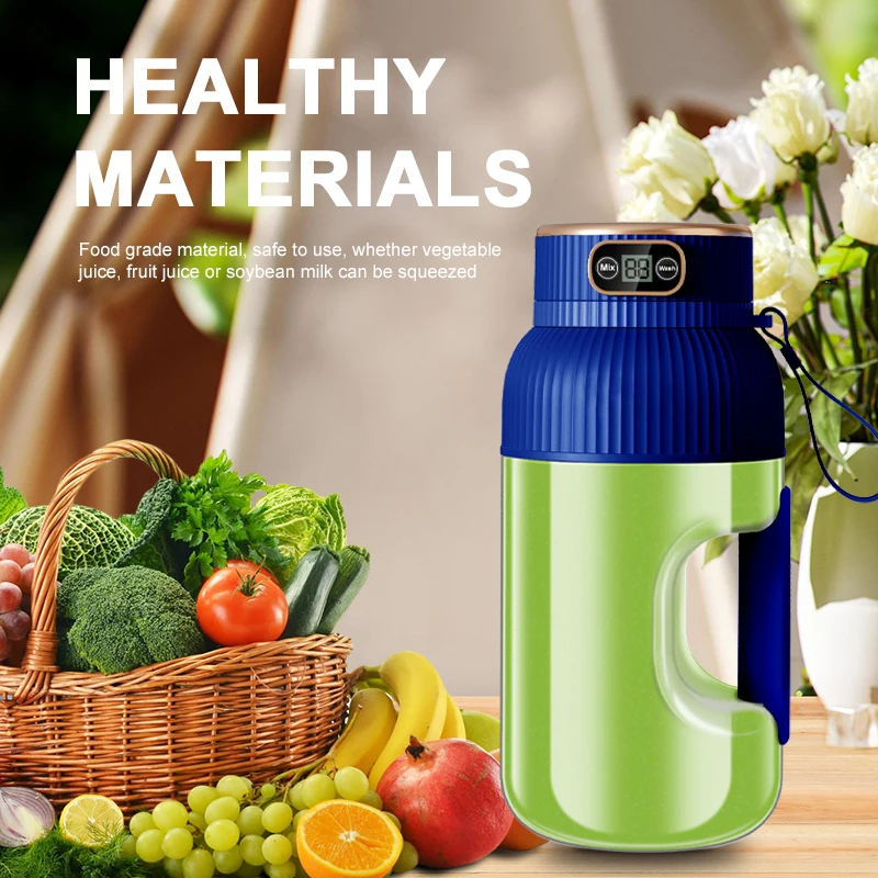 1000ML Portable Juicer Blender Fruit Juicer USB Charging Lemon Orange Fruit Juicing Cup Smoothie Blender Machine Kitchen Tools 1000ML Portable Juicer Blender Fruit Juicer USB Charging Lemon Orange Fruit Juicing Cup Smoothie Blender Machine Kitchen Tools