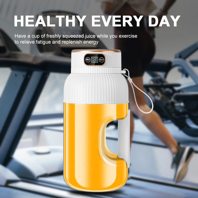 1000ML Portable Juicer Blender Fruit Juicer USB Charging Lemon Orange Fruit Juicing Cup Smoothie Blender Machine Kitchen Tools 1000ML Portable Juicer Blender Fruit Juicer USB Charging Lemon Orange Fruit Juicing Cup Smoothie Blender Machine Kitchen Tools