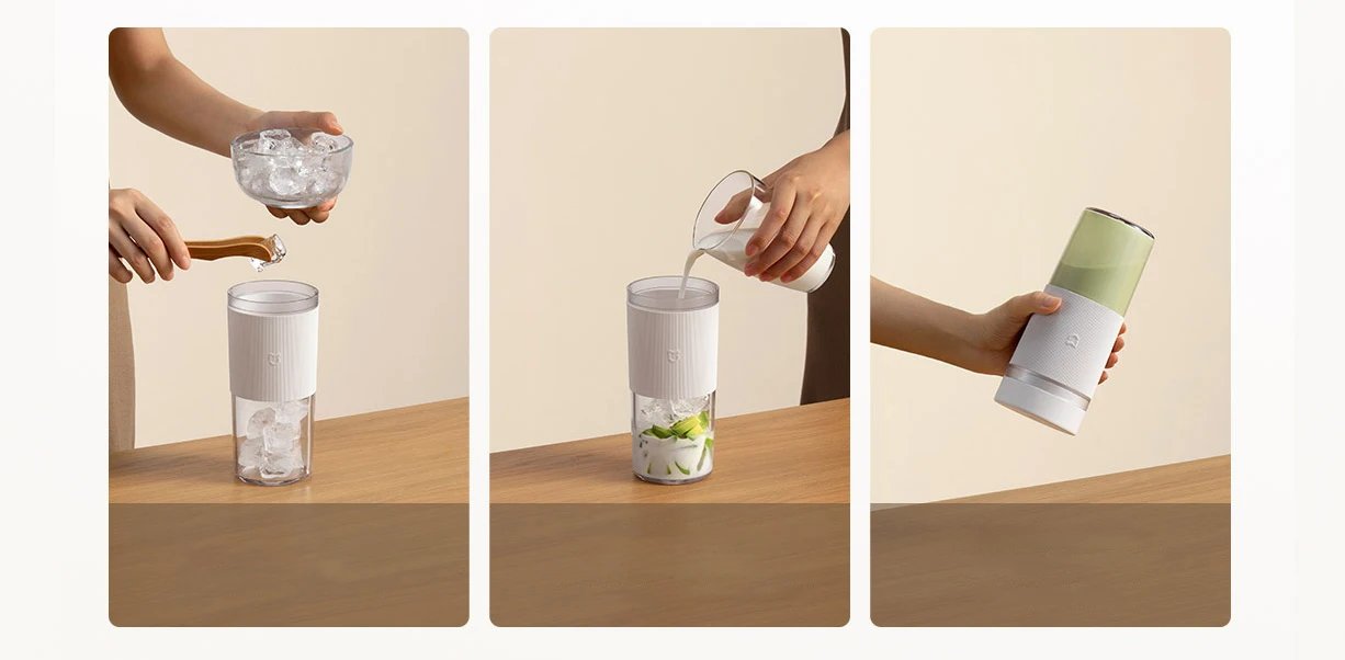 MIJIA Portable Juicer Cup 2 Electric Fruit Blender Machine Orange Juicer Kitchen Food Processor Make Juice Extractor Home
