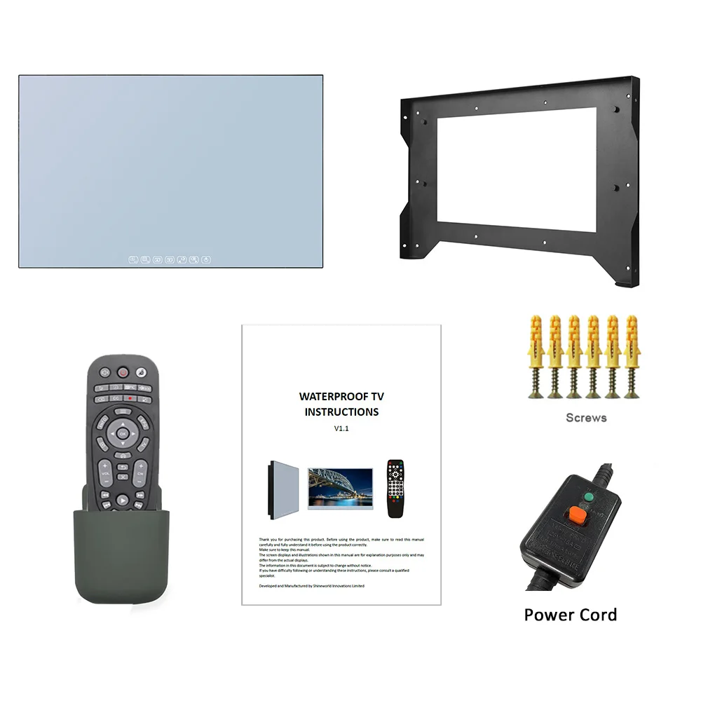 Souria 22 inches Touchscreen Android Smart Mirror LED Television for Bathroom SPA FHD DTV Tuner DVB ATSC Kitchen