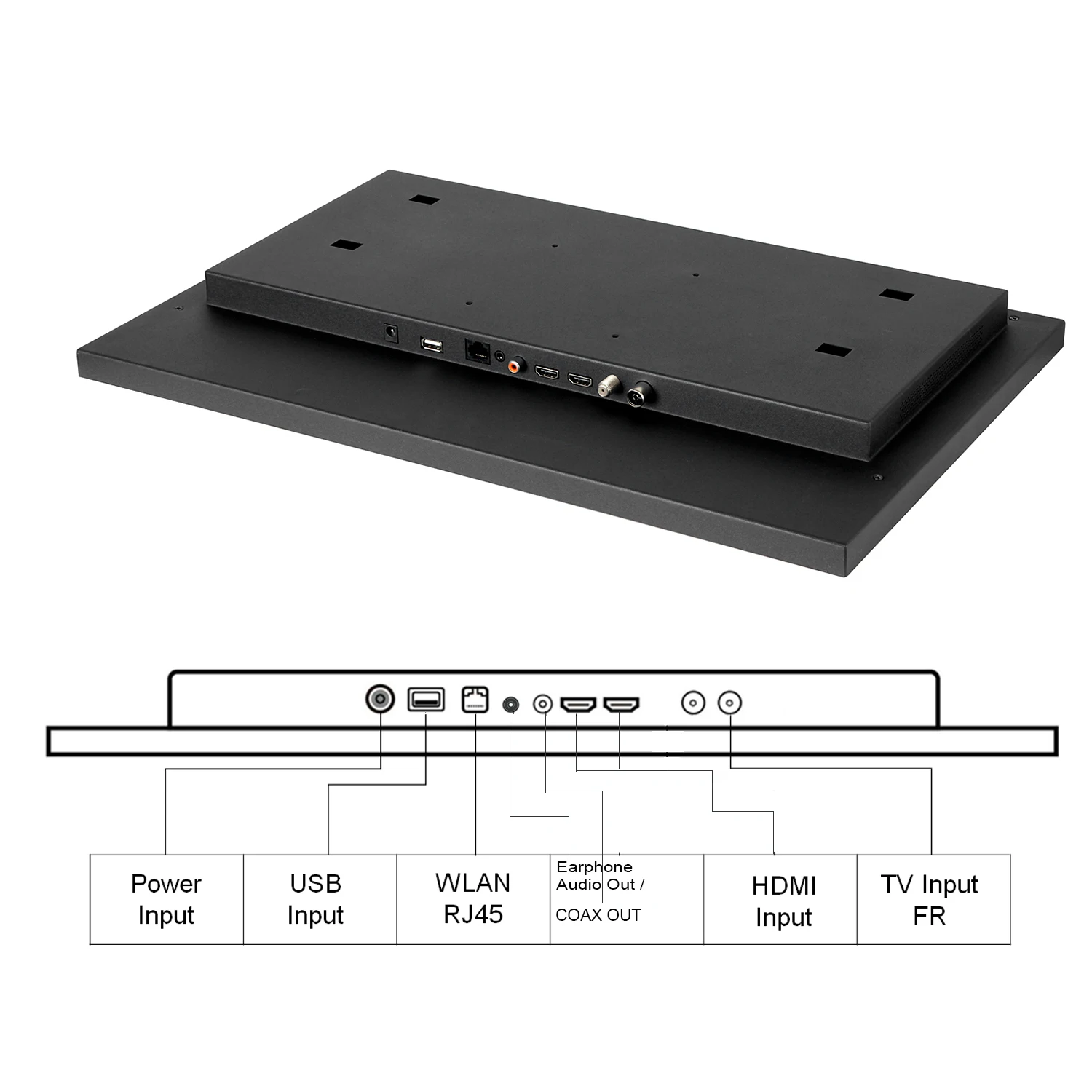 Souria 22 inches Touchscreen Android Smart Mirror LED Television for Bathroom SPA FHD DTV Tuner DVB ATSC Kitchen