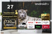Soulaca 27inches Smart Mirror TV Waterproof 1080P HD Touchscreen Built-in WiFi Bluetooth Android 11.0 New Model 2024 Magic LED