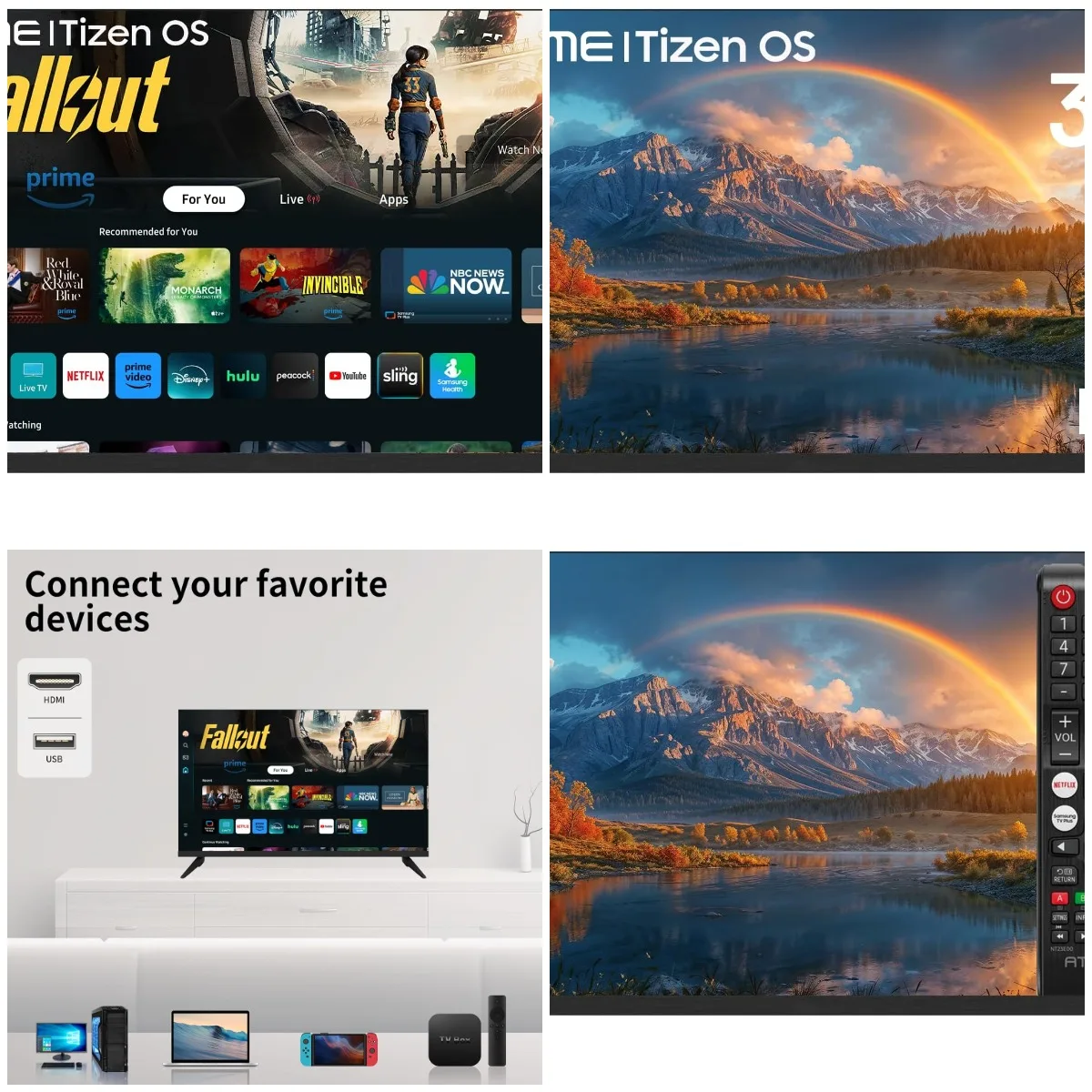 32-inch 720p HD LED Smart TV Powered by Tizen Os,WiFi Television, HDR 10, HDMI, Bluetooth, Flat 32-inch 720p HD LED Smart TV Powered by Tizen Os,WiFi Television, HDR 10, HDMI, Bluetooth, Flat