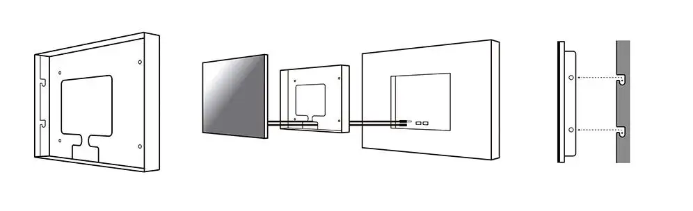 Soulaca 27inches Smart Bathroom LED White Panel TV IP66 Waterproof 12V Shower SPA Television ATSC WiFi