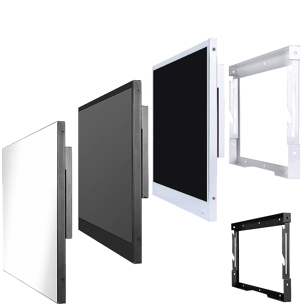 Soulaca 27inches Smart Bathroom LED White Panel TV IP66 Waterproof 12V Shower SPA Television ATSC WiFi