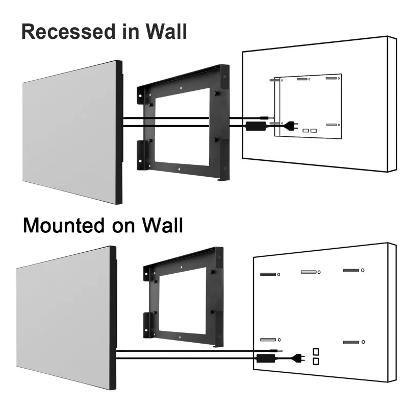 Soulaca Smart 22inches Touchscreen Bathroom Magic Mirror TV Android11.0 for SPA Waterproof Television WiFi Bluetooth US EU