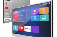 Souria 32 inches Smart Mirror Waterproof Television for Hotel Bathroom Luxury Design Android ATSC DVT-T, T2, C DTV Tuner TV