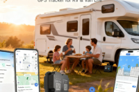 GPS Tracker for RV Van Life Camper Motorhome Real Time Tracking Anti Theft SOS 4G Global Portable Waterproof Subscription