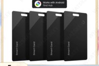 Ultra thin Global GPS Android Tracker Card wireless charging Waterproof Smart Wallet Tracker Card with Google Find My Device App