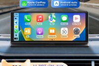 K2 Pro 11.3" 4K Wireless CarPlay & Android Auto Dash Cam GPS Navigation 1080P Rearview 5G WiFi Car DVR