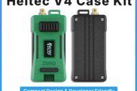 Meshtastic Heltec V4 ESP32-S3 SX1262 Dev-Board WIFI Lora 32 Kit Case Green Antenna GPS Module Installable Meshcore