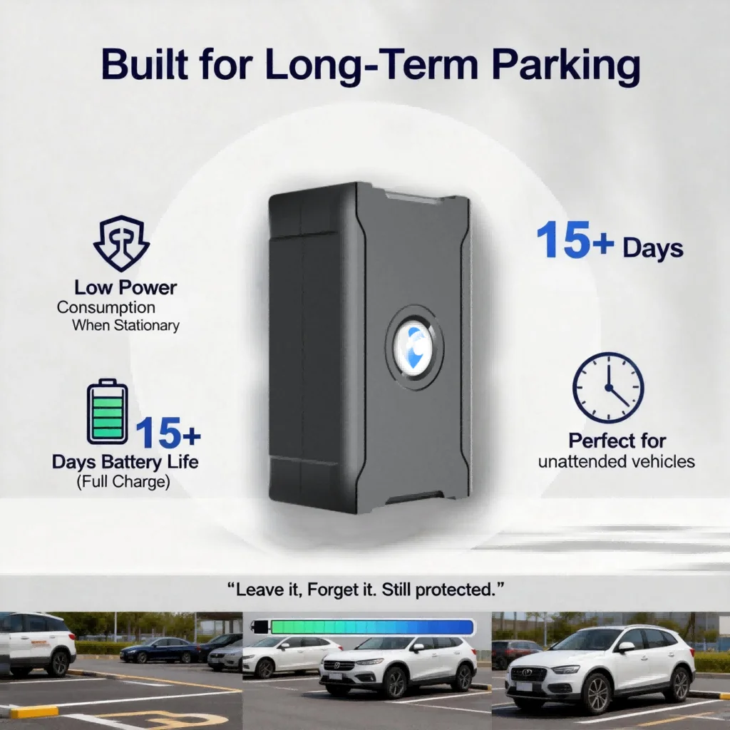 Wireless GPS Tracker for Car Anti-Theft | Global Real-Time Vehicle Locator with IoT SIM | Vibration & Geo-Fence Alarm | 15+ Days