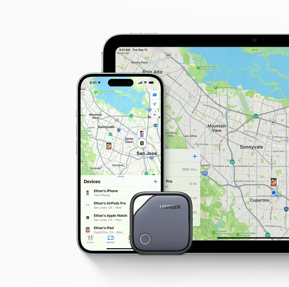 UGREEN Smart Bluetooth Tracker, Keys Finder Item Locator SmartTag
