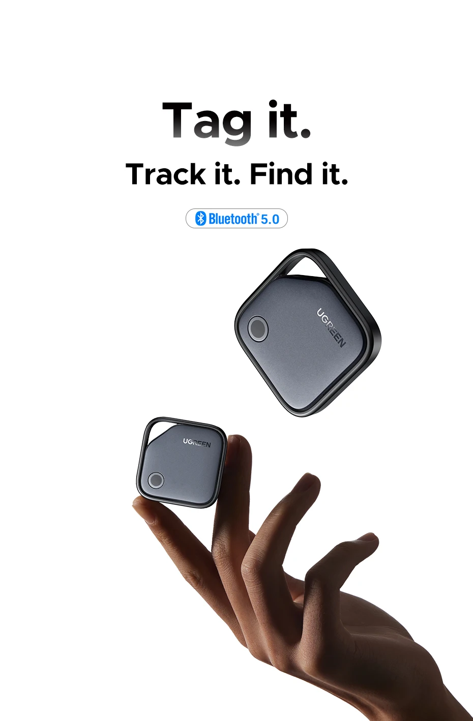 UGREEN Smart Bluetooth Tracker, Keys Finder Item Locator SmartTag