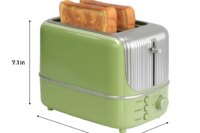 2 Slice Wide Slot Toaster with 7 Preset Temperature and Defrost Small Household Bread Maker Sandwich Maker Toaster US/EU plug