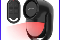 CPVAN Wireless 433Mhz Infrared detector Motion Sensor Alarm with Remote Control Home Security burglar Motion Detector 125dB