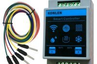 KONLEN Tuya Water Level Sensor WIFI Smart Home Leakage Flood Alarm Controller Meter Pool Vape Tank Flow Detector Leak Protection