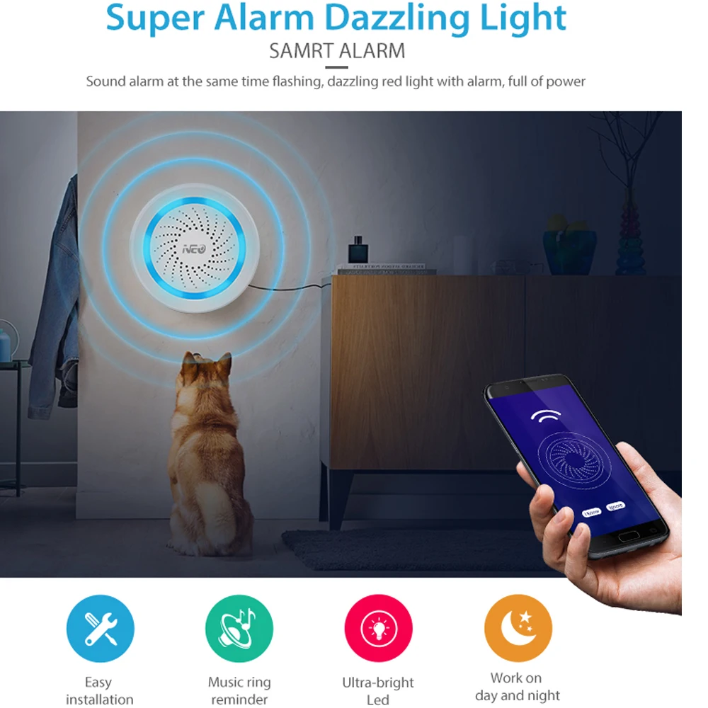 Z-wave Plus Wireless Home Automation Battery-Powered Also Can Be Charged With USB Siren Alarm Sensor Z-wave Plus Wireless Home Automation Battery-Powered Also Can Be Charged With USB Siren Alarm Sensor