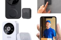 WiFi Wireless Visual Intercom Doorbell APP Remote Monitoring Smart Visual Doorbell Front Door Camera Indoor Outdoor Surveillance