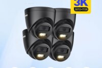 ANNKE 3K Dual Lights IR Network Camera Built-in mic Double Light Security IP Cameras H.265+ Support PoE Camera Indoor Outdoor